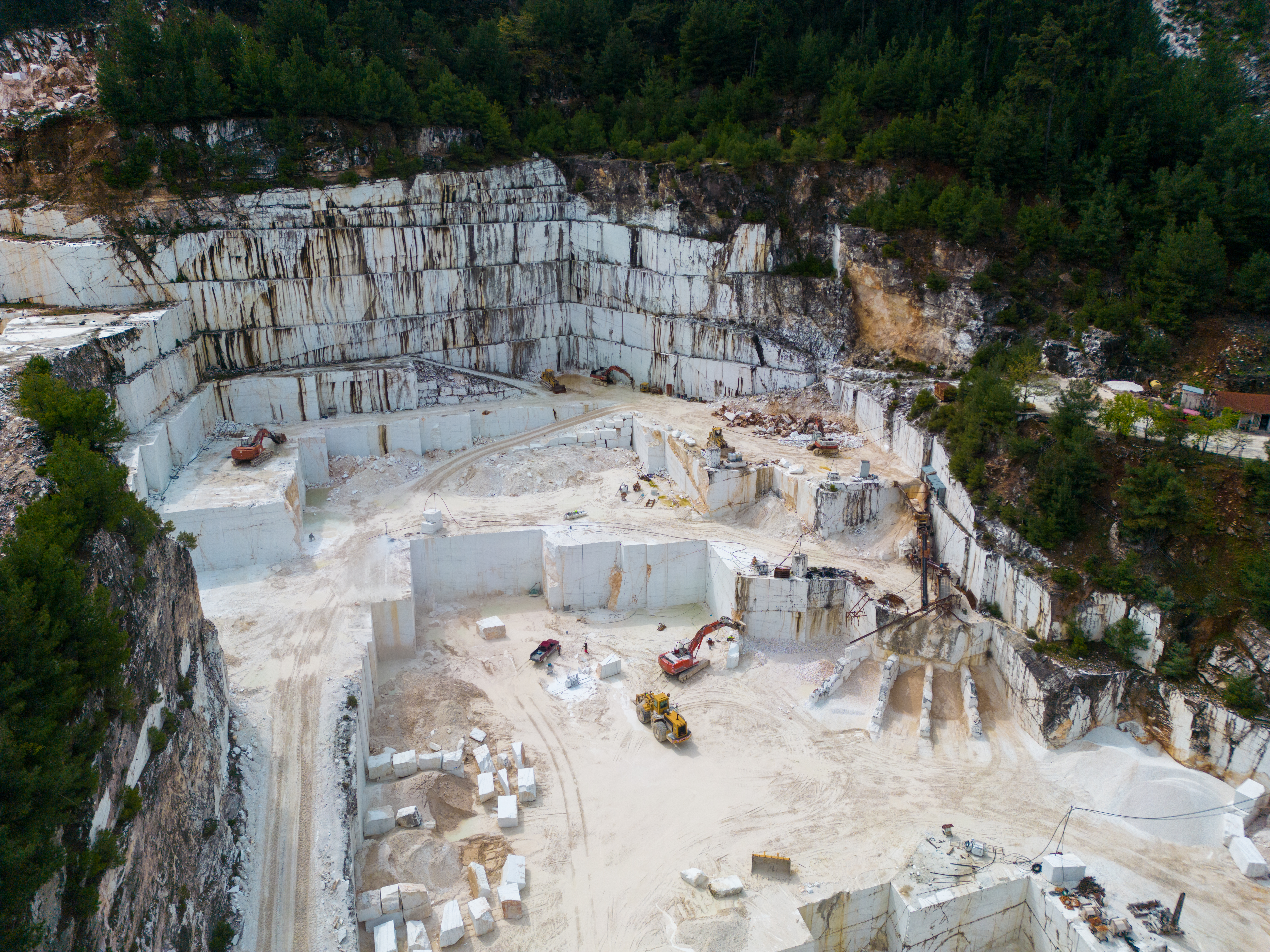 Quarries, Tunnel boring and Mining