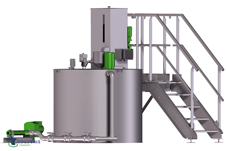 PolyMaster Polymer preparation unit for powder